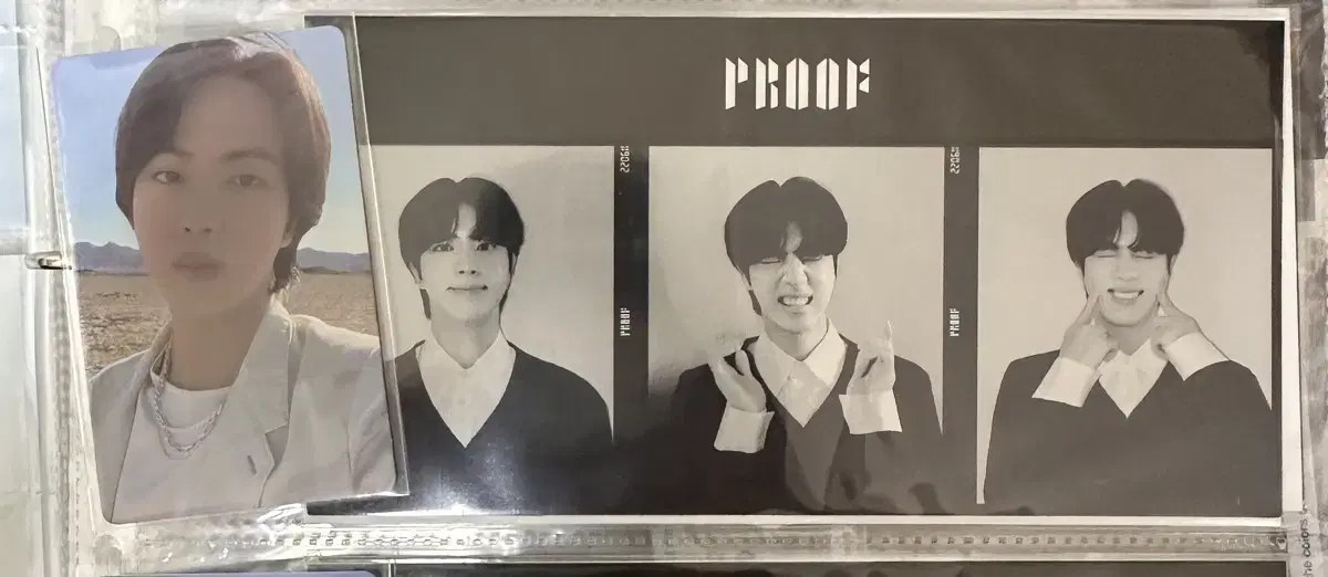 BTS 방탄 방탄소년단 석진 jin proof 프루프 위버스 특전 포카